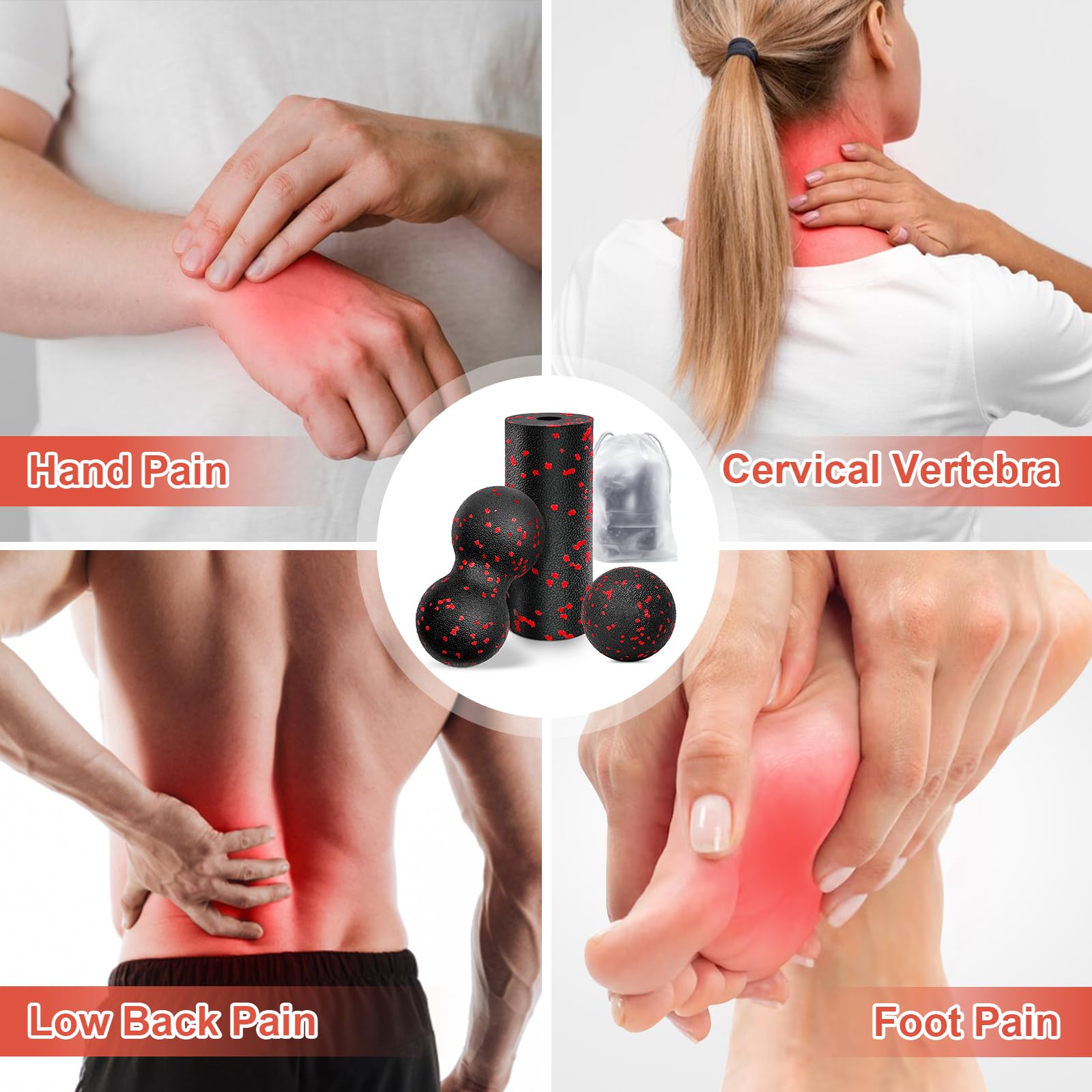 Hollow Yoga Roller Massage Pea - Vibrating Foam Roller avis et prix