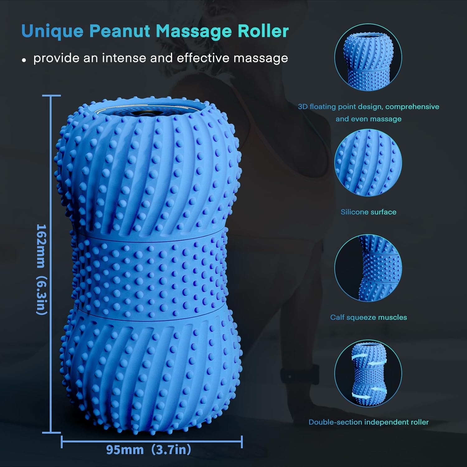 2 in 1 Vibrating Peanut Massag - Vibrating Foam Roller avis et prix