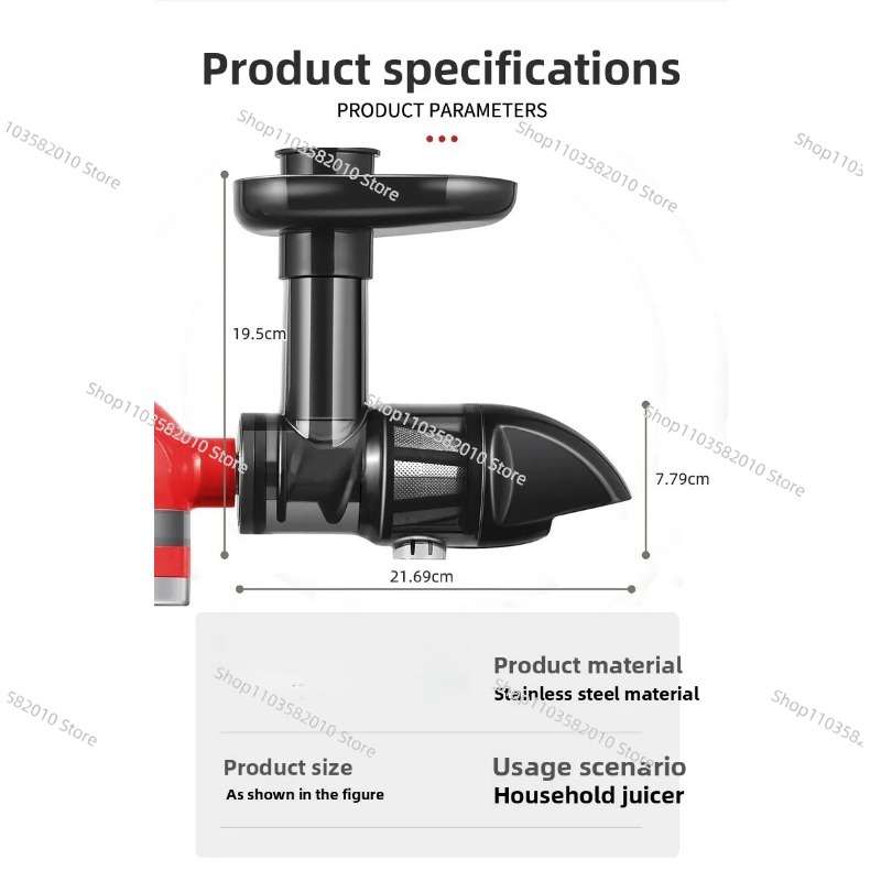 Horizontal Slow Masticating Ju - Cold Press Juicer avis et prix