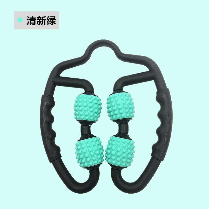 4-Wheel Leg Slimmer Soft Rubbe - Vibrating Foam Roller avis et prix