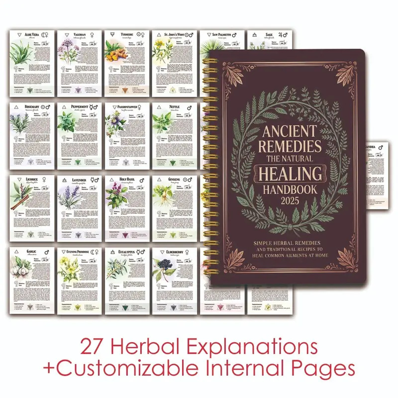 Natural Remedies Handbook with - Health & Wellness Fee avis et prix