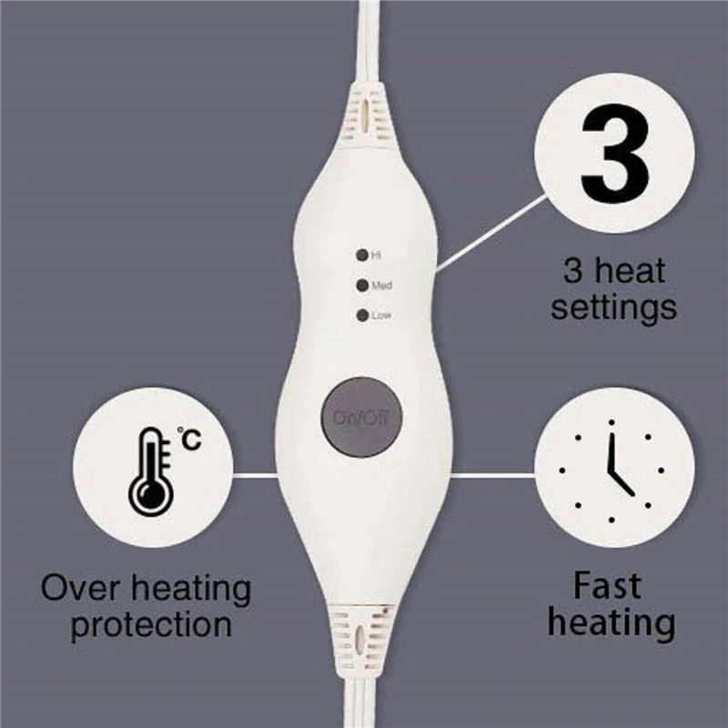 Electric Heating Pad  Fast Hea - Sauna Blanket Infrared avis et prix