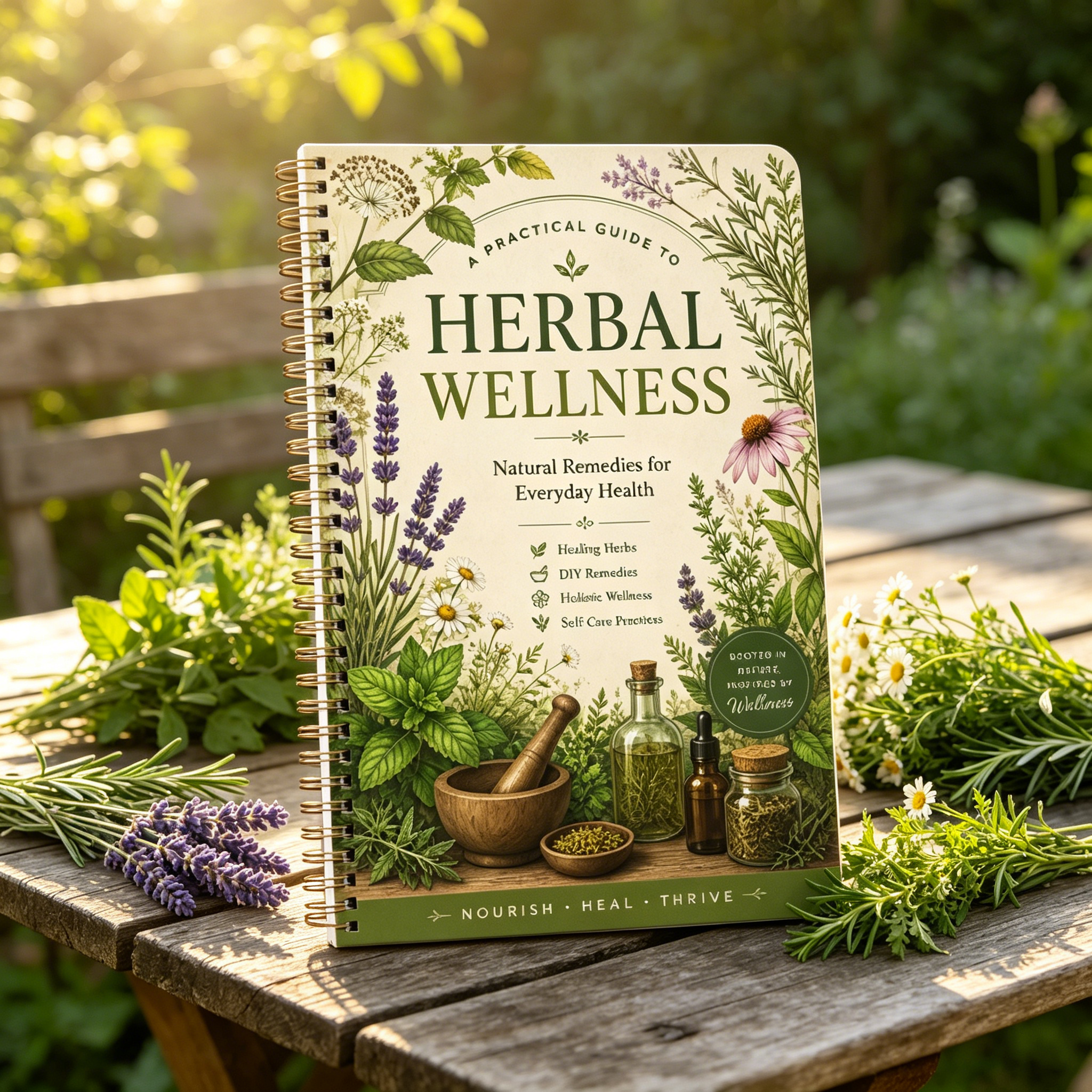 Herbal Remedies Journal A5 Spi - Health Wellness Notes avis et prix
