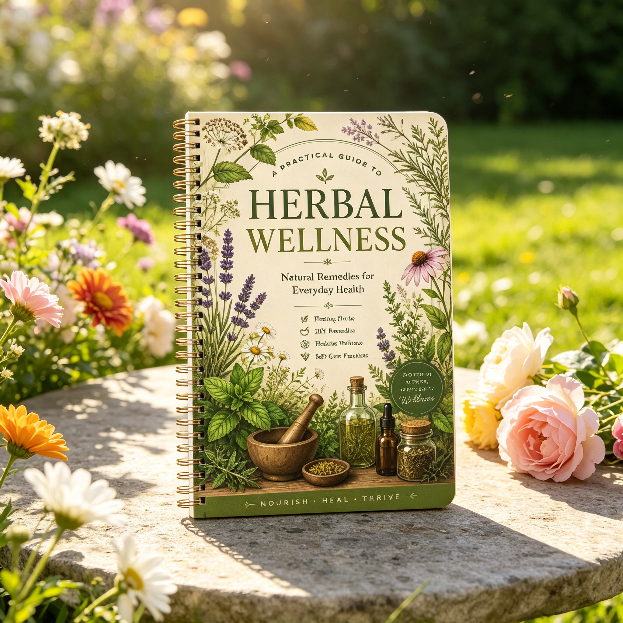Herbal Remedies Journal A5 Spi - Health Wellness Notes avis et prix