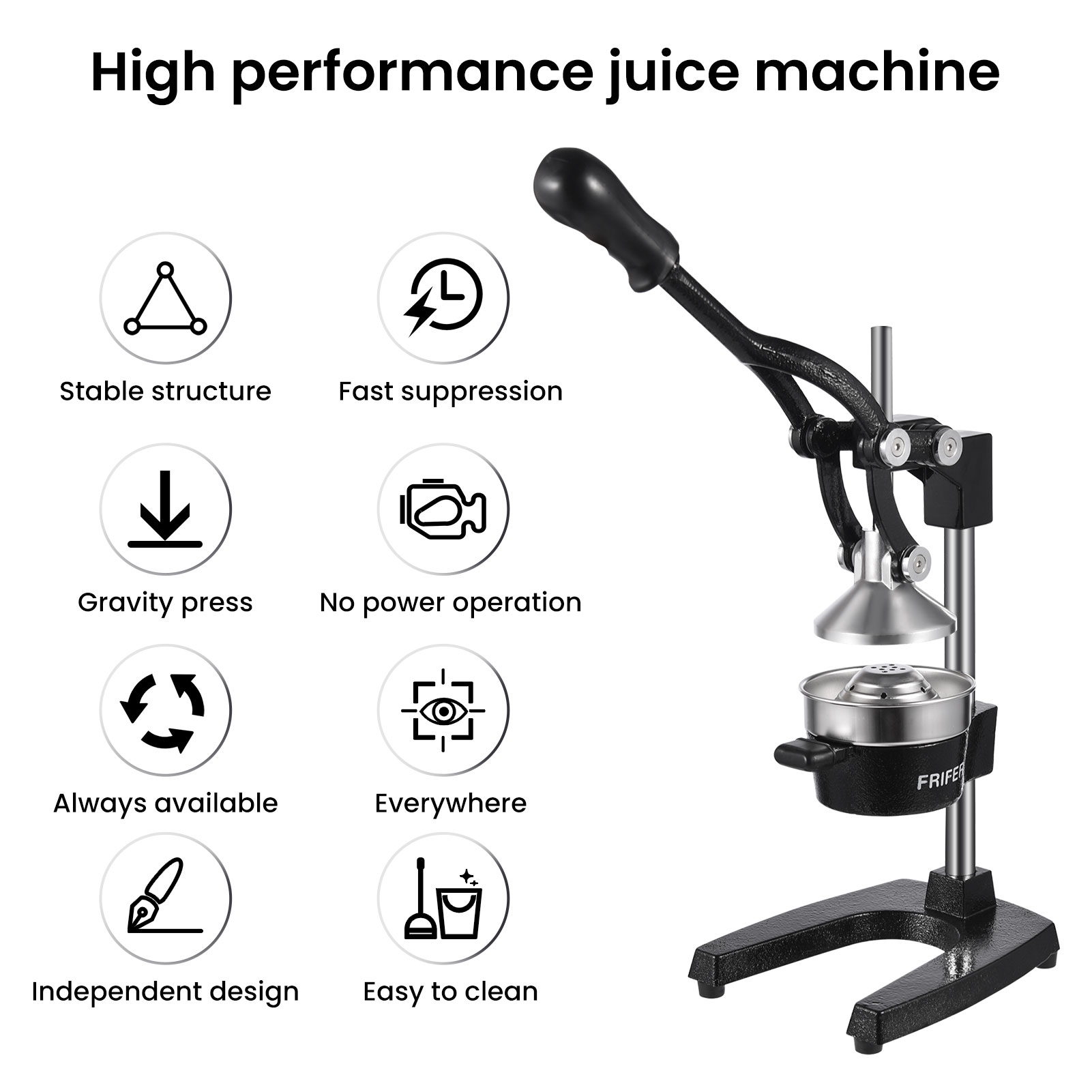 Lightweight stainless steel ma - Cold Press Juicer avis et prix
