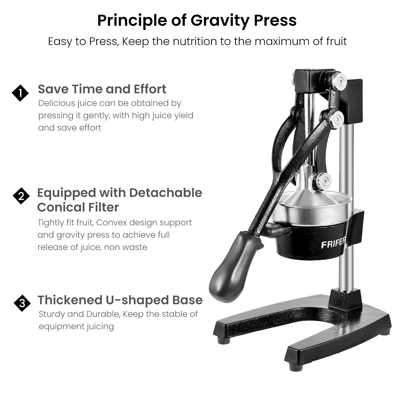 Lightweight stainless steel ma - Cold Press Juicer avis et prix