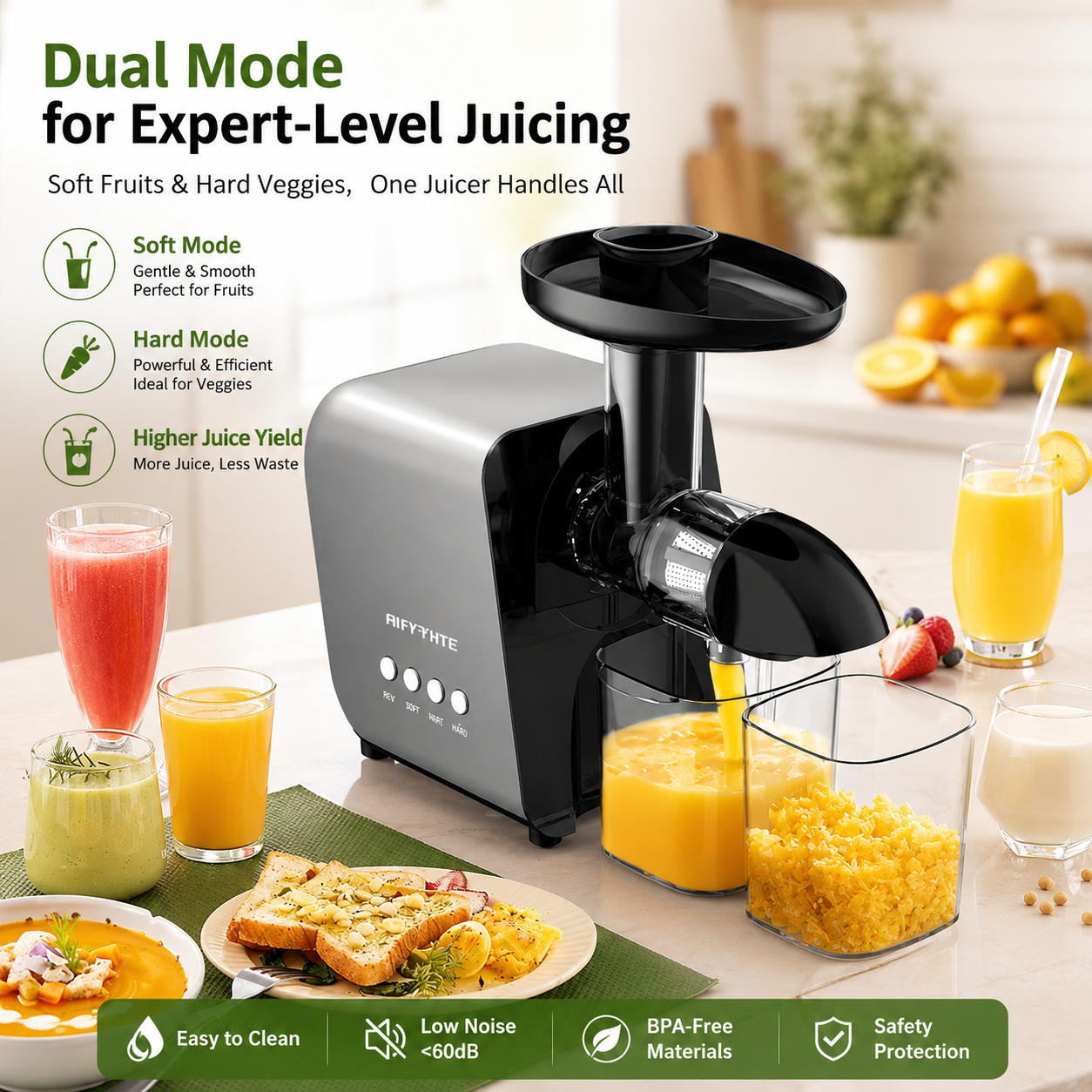 250W Slow Cold Press Fruit Jui - Cold Press Juicer avis et prix